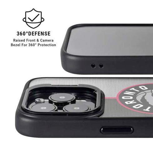 NBA Toronto Raptors Split Canvas iPhone 15 Pro Kickstand Case