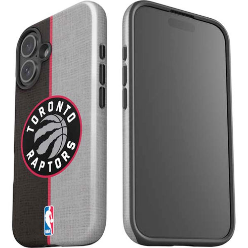 NBA Toronto Raptors Split Canvas iPhone 16 Impact Case