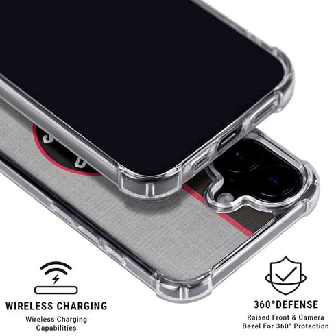 NBA Toronto Raptors Split Canvas iPhone 16 MagSafe Case