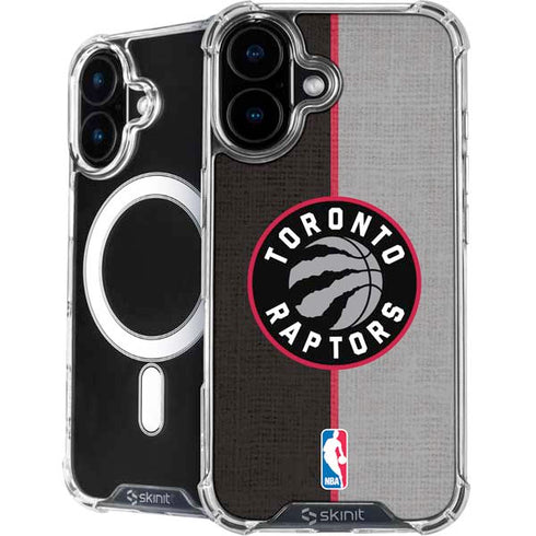 NBA Toronto Raptors Split Canvas iPhone 16 Plus MagSafe Case