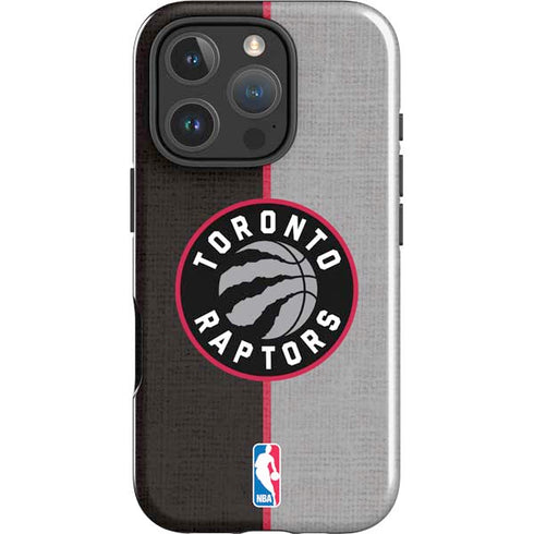 NBA Toronto Raptors Split Canvas iPhone 16 Pro Impact Case