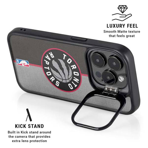 NBA Toronto Raptors Split Canvas iPhone 16 Pro Kickstand Case