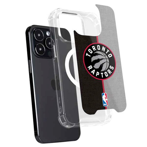 NBA Toronto Raptors Split Canvas iPhone 16 Pro Max MagSafe Case