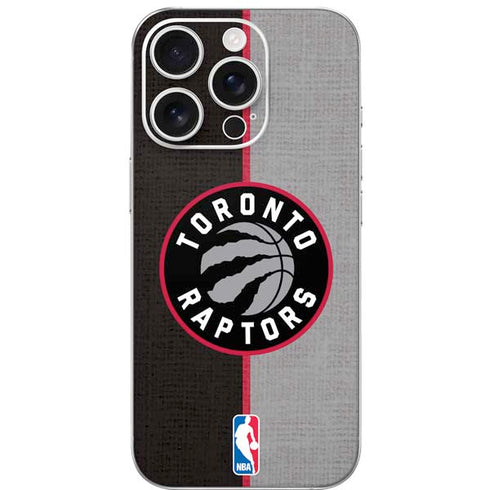 NBA Toronto Raptors Split Canvas iPhone 16 Pro Skin
