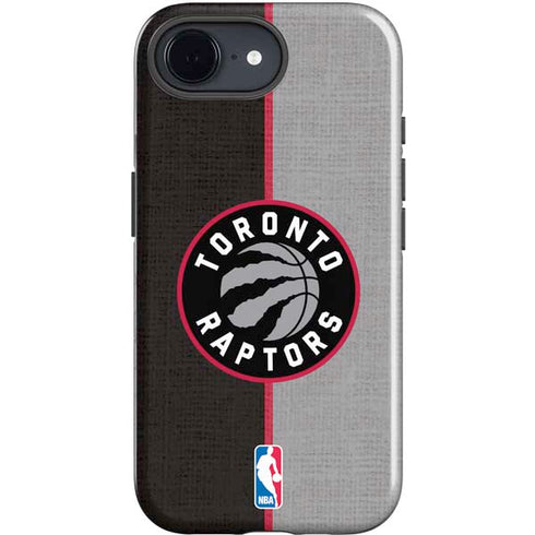 NBA Toronto Raptors Split Canvas iPhone 16e Impact Case