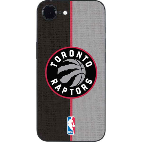 NBA Toronto Raptors Split Canvas iPhone 16e Skin