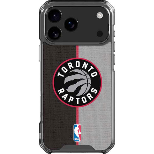 NBA Toronto Raptors Split Canvas iPhone 18 Pro Max Clear Case