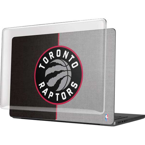NBA Toronto Raptors Split Canvas MacBook Pro 14in (2021-24) Case plus Skin