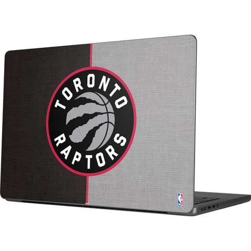 NBA Toronto Raptors Split Canvas Apple MacBook Pro 14-inch Skin
