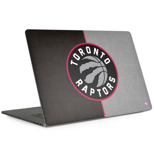 NBA Toronto Raptors Split Canvas MacBook Skins