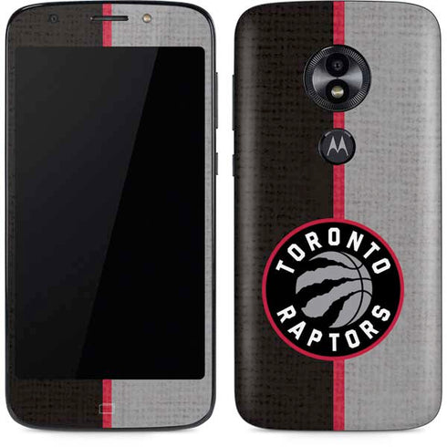 NBA Toronto Raptors Split Canvas Moto E5 Play Skin