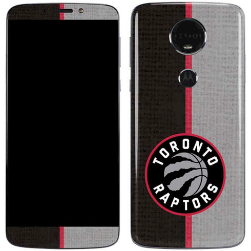 NBA Toronto Raptors Split Canvas Moto E5 Plus Skin
