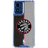 NBA Toronto Raptors Split Canvas Moto G 5G (2024) Clear Case