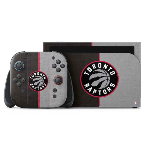 NBA Toronto Raptors Split Canvas Nintendo Switch 2 (2025) with Joy-Con Skin