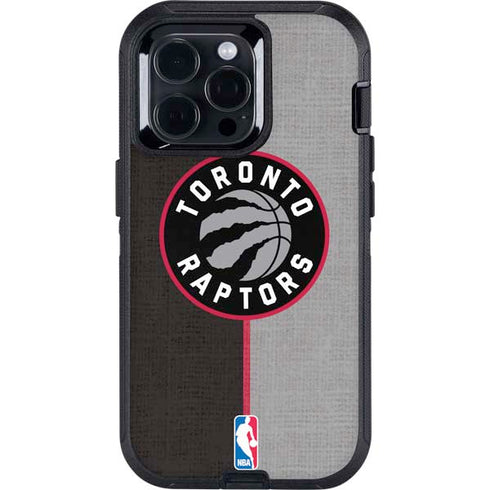 NBA Toronto Raptors Split Canvas Otterbox Defender iPhone Skin