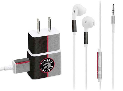 NBA Toronto Raptors Split Canvas Phone Charger Skin