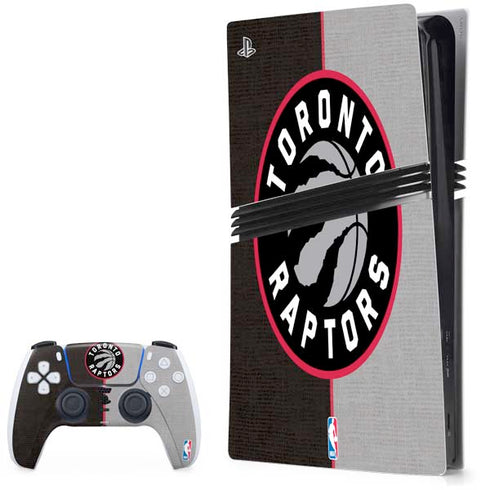 NBA Toronto Raptors Split Canvas PlayStation PS5 Skins