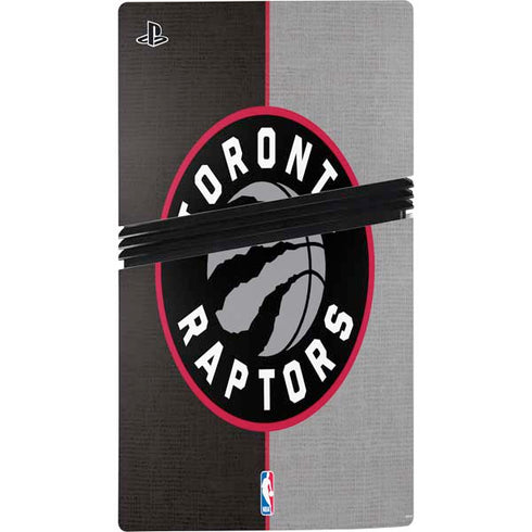 NBA Toronto Raptors Split Canvas PS5 Pro Bundle Skin