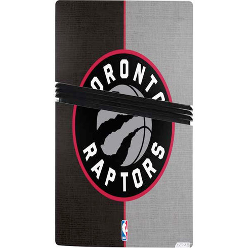 NBA Toronto Raptors Split Canvas PS5 Pro Console Skin