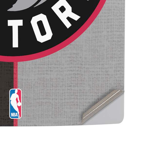 NBA Toronto Raptors Split Canvas PS5 Pro Disk Console Skin
