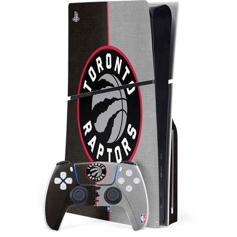 NBA Toronto Raptors Split Canvas PlayStation PS5 Skins