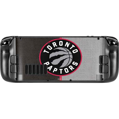 NBA Toronto Raptors Split Canvas Steam Deck Handheld Gaming Computer Skin