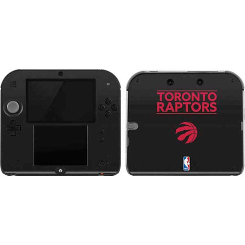 NBA Toronto Raptors Standard - Black Nintendo 2DS Skin