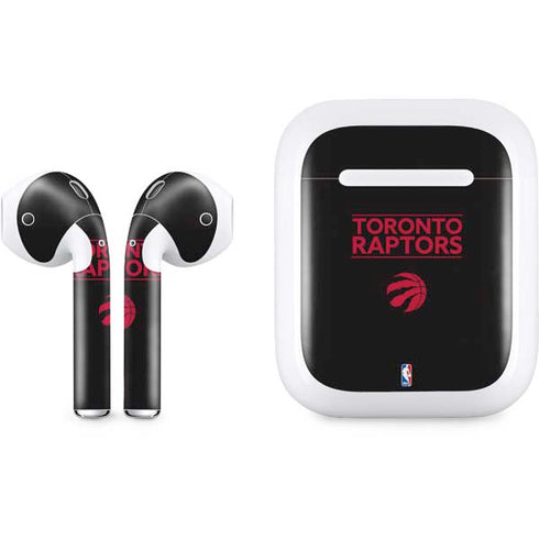 NBA Toronto Raptors Standard - Black Apple AirPods Skin