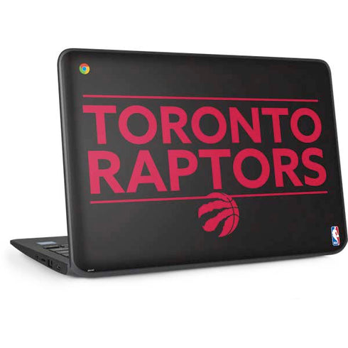 NBA Toronto Raptors Standard - Black HP Chromebook Skin