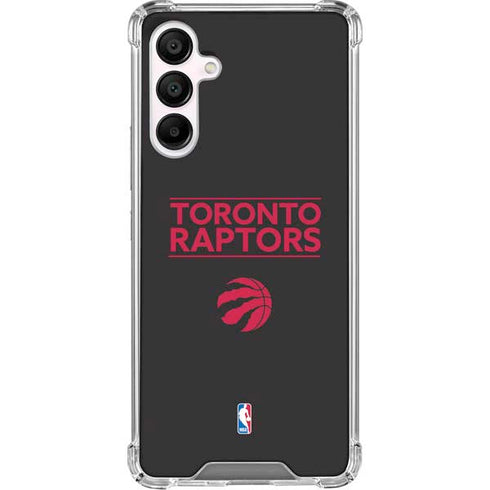NBA Toronto Raptors Standard - Black Galaxy A16 5G Clear Case