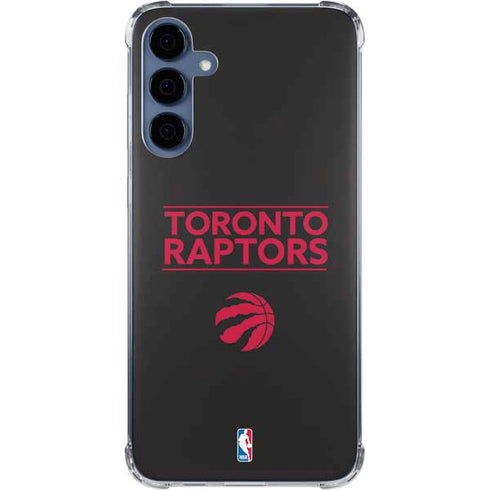 NBA Toronto Raptors Standard - Black Galaxy A35 5G Clear Case
