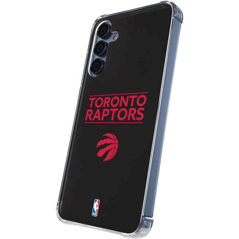 NBA Toronto Raptors Standard - Black Galaxy A35 5G Clear Case