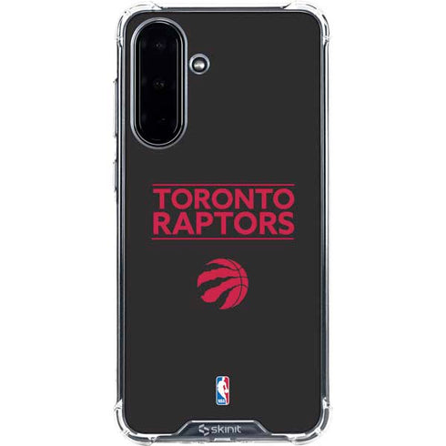 NBA Toronto Raptors Standard - Black Galaxy A36 5G Clear Case