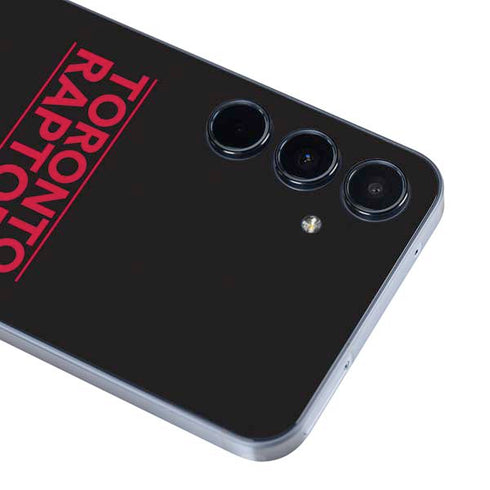 NBA Toronto Raptors Standard - Black Galaxy A36 5G Skin