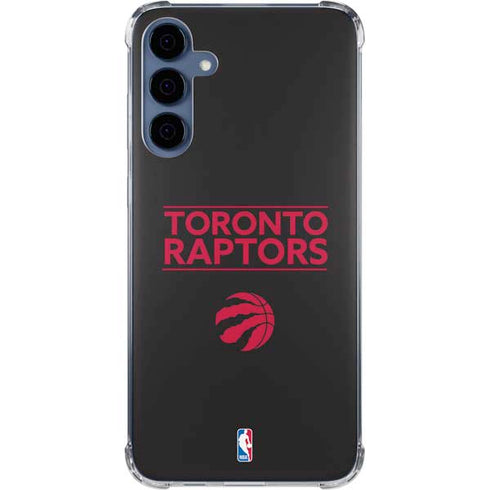 NBA Toronto Raptors Standard - Black Galaxy A55 5G Clear Case