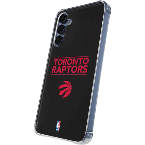 NBA Toronto Raptors Standard - Black Galaxy A55 5G Clear Case