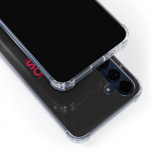 NBA Toronto Raptors Standard - Black Galaxy A55 5G Clear Case