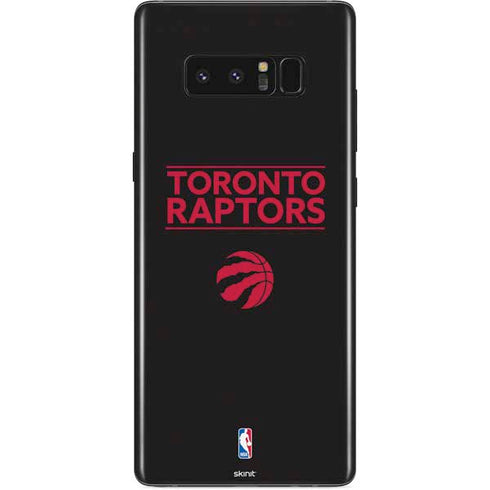 NBA Toronto Raptors Standard - Black Galaxy Note 8 Skin
