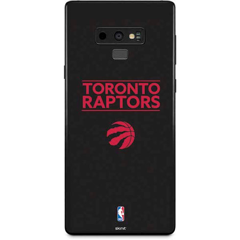 NBA Toronto Raptors Standard - Black Galaxy Note 9 Skin