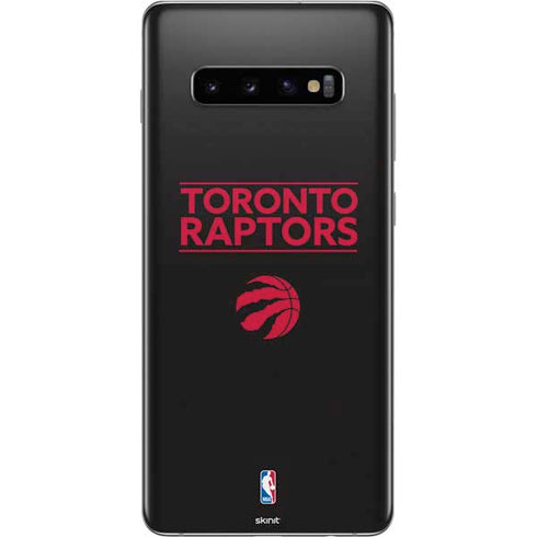 NBA Toronto Raptors Standard - Black Galaxy S10 Plus Skin