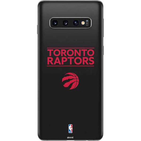 NBA Toronto Raptors Standard - Black Galaxy S10 Skin