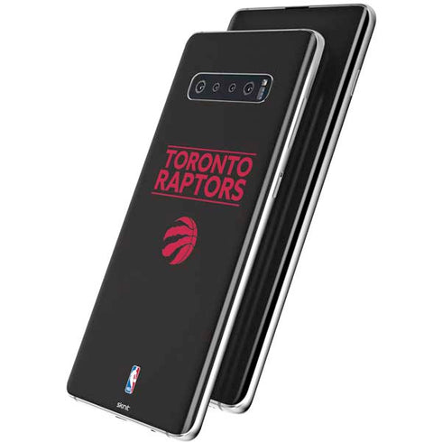 NBA Toronto Raptors Standard - Black Galaxy S10 Skin