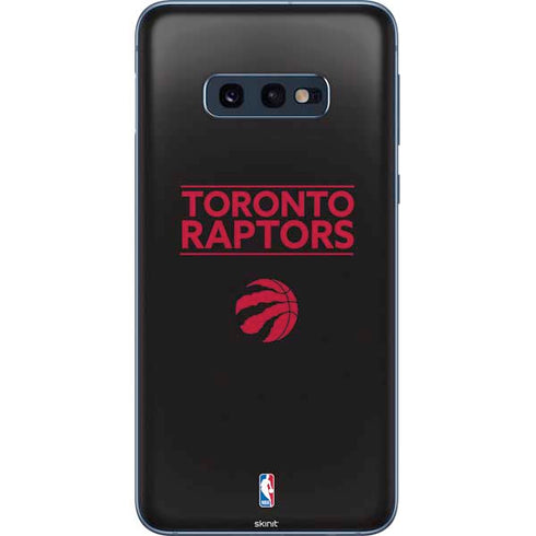 NBA Toronto Raptors Standard - Black Galaxy S10e Skin