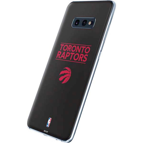 NBA Toronto Raptors Standard - Black Galaxy S10e Skin