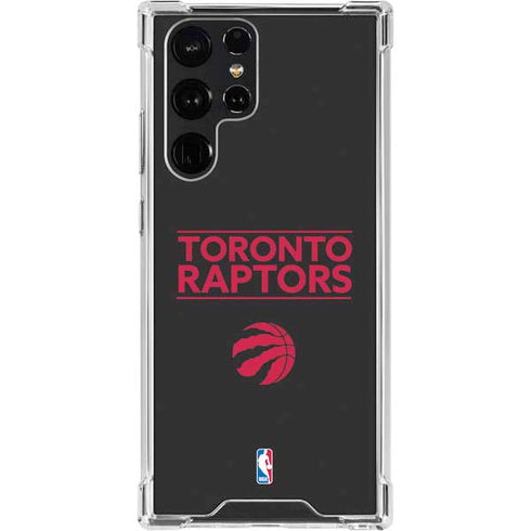 NBA Toronto Raptors Standard - Black Galaxy S23 Ultra Clear Case