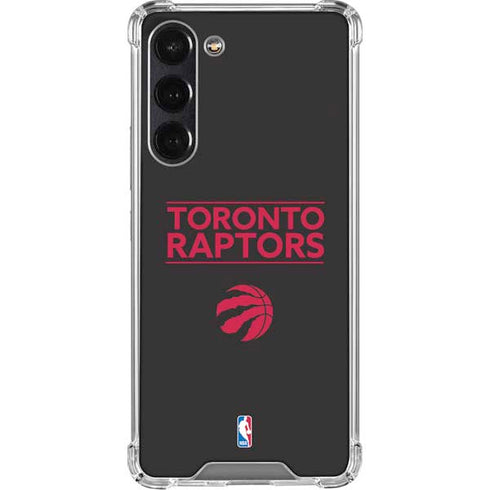 NBA Toronto Raptors Standard - Black Galaxy S24 FE Clear Case