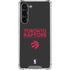 NBA Toronto Raptors Standard - Black Galaxy S24 FE Clear Case