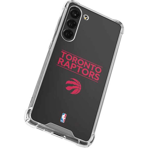 NBA Toronto Raptors Standard - Black Galaxy S24 FE Clear Case