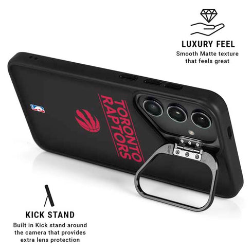NBA Toronto Raptors Standard - Black Galaxy S25 Kickstand Case