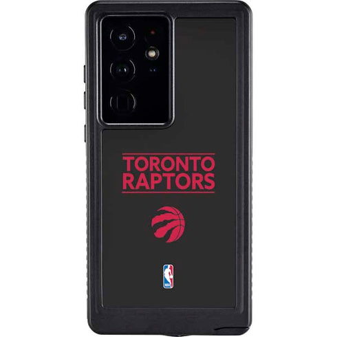 NBA Toronto Raptors Standard - Black Galaxy S24 Ultra Waterproof Case